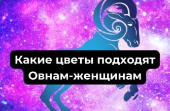 Какие цветы подходят Овнам женщинам по гороскопу