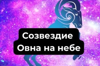 Созвездие Овна на небе